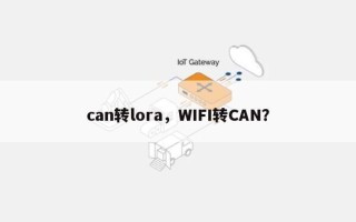 can转lora，WIFI转CAN？