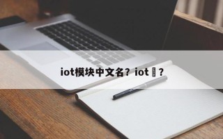 iot模块中文名？iot➕？