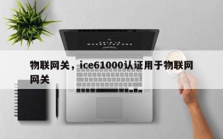 物联网关，ice61000认证用于物联网网关