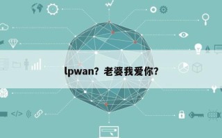 lpwan？老婆我爱你？