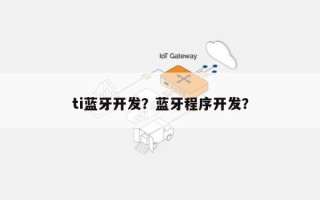 ti蓝牙开发？蓝牙程序开发？