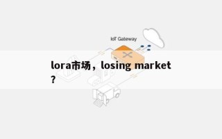 lora市场，losing market？