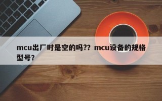 mcu出厂时是空的吗?？mcu设备的规格型号？