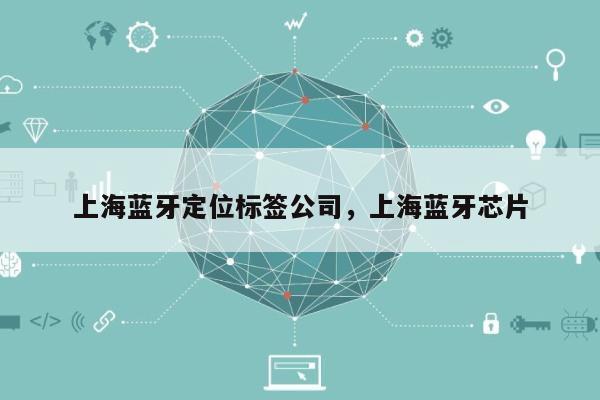 上海蓝牙定位标签公司，上海蓝牙芯片-第1张图片