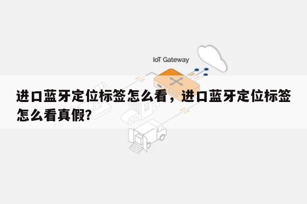 进口蓝牙定位标签怎么看，进口蓝牙定位标签怎么看真假？-第1张图片