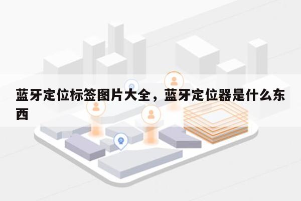 蓝牙定位标签图片大全，蓝牙定位器是什么东西-第1张图片