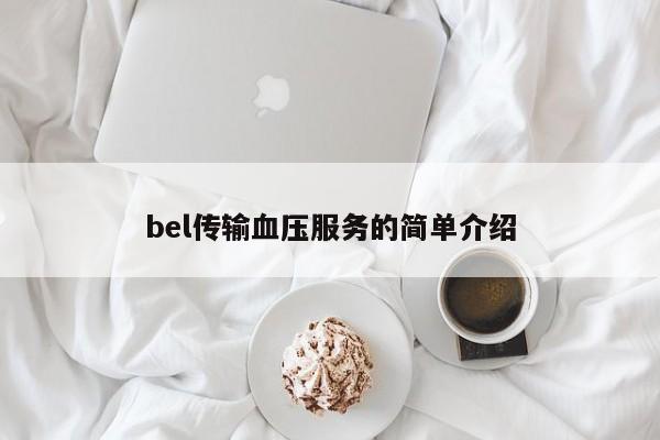 bel传输血压服务的简单介绍-第1张图片