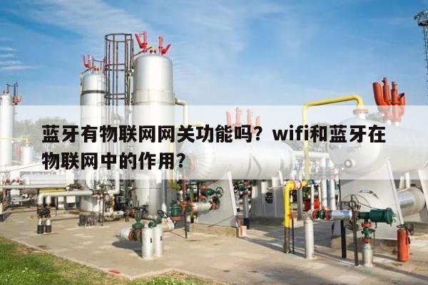 蓝牙有物联网网关功能吗？wifi和蓝牙在物联网中的作用？-第1张图片