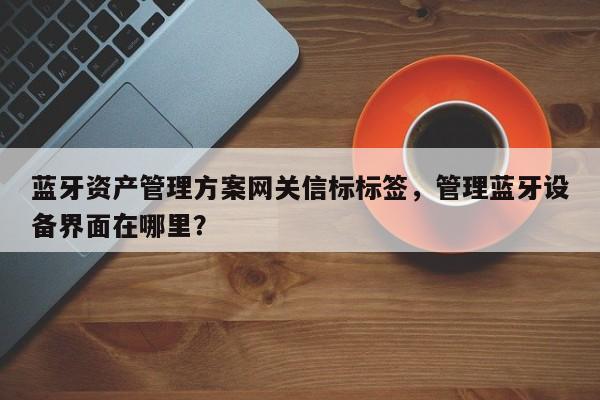 蓝牙资产管理方案网关信标标签，管理蓝牙设备界面在哪里？-第1张图片