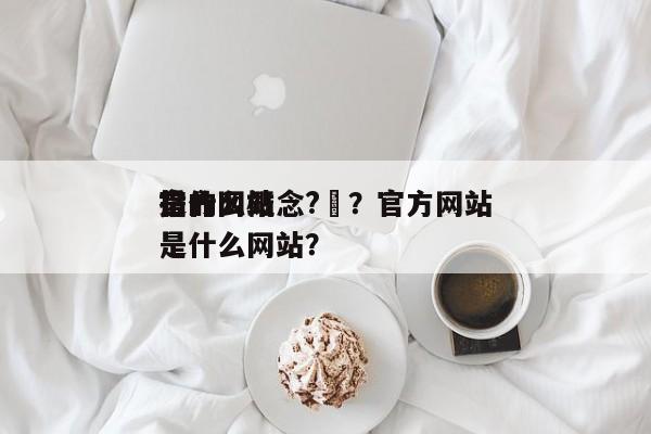 官方网站
是什么概念?–？官方网站
指的是什么网站？-第1张图片