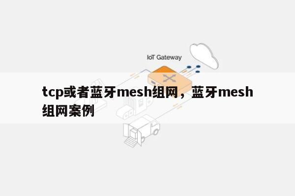 tcp或者蓝牙mesh组网，蓝牙mesh组网案例-第1张图片