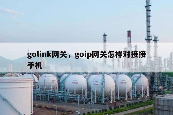 golink网关，goip网关怎样对接接手机-第1张图片