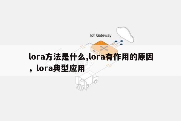 lora方法是什么,lora有作用的原因，lora典型应用-第1张图片