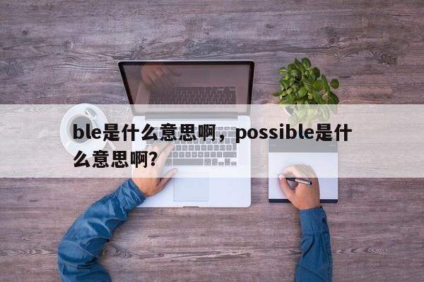 ble是什么意思啊，possible是什么意思啊？-第1张图片