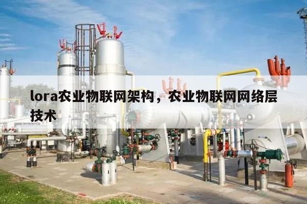 lora农业物联网架构，农业物联网网络层技术-第1张图片