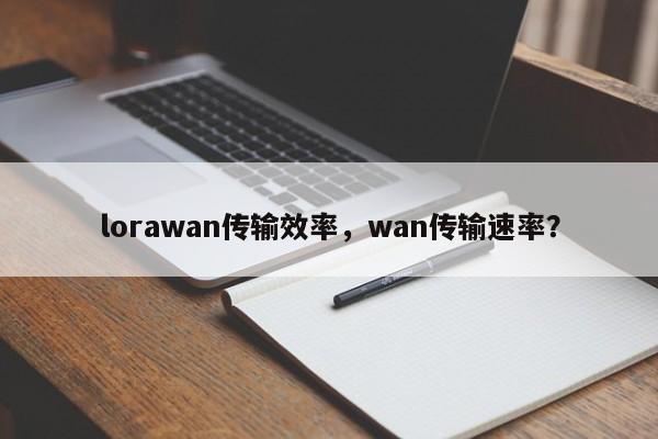 lorawan传输效率，wan传输速率？-第1张图片