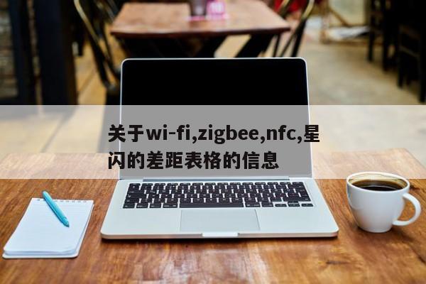 关于wi-fi,zigbee,nfc,星闪的差距表格的信息-第1张图片