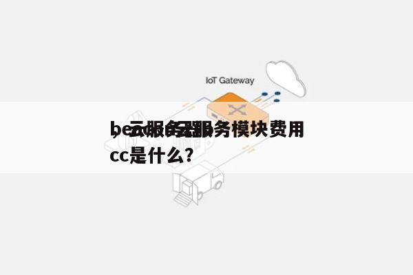 beacon云服务模块费用
，云服务器bcc是什么？-第1张图片