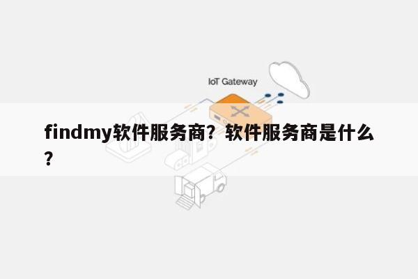 findmy软件服务商？软件服务商是什么？-第1张图片