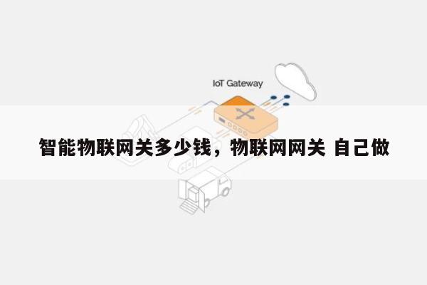 智能物联网关多少钱，物联网网关 自己做-第1张图片