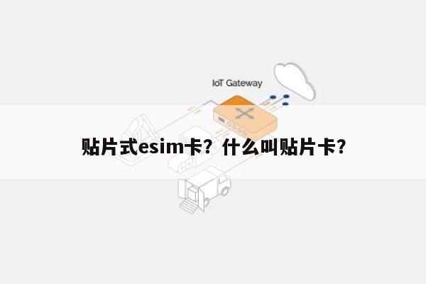 贴片式esim卡？什么叫贴片卡？-第1张图片