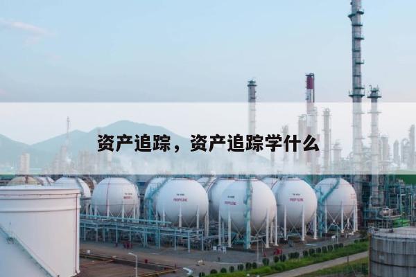 资产追踪，资产追踪学什么-第1张图片