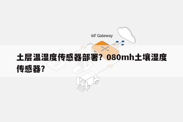 土层温湿度传感器部署？080mh土壤湿度传感器？-第1张图片