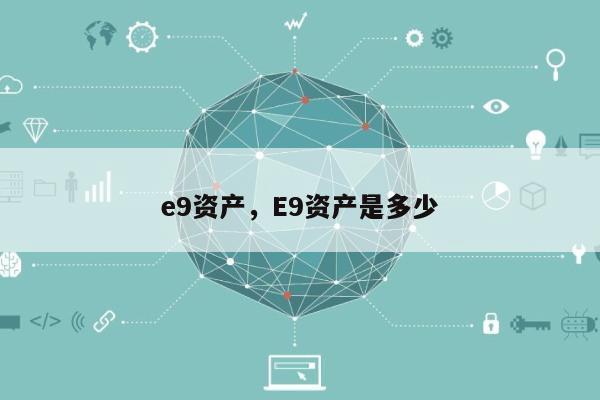 e9资产，E9资产是多少-第1张图片