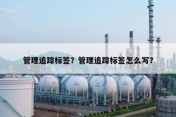 管理追踪标签？管理追踪标签怎么写？-第1张图片