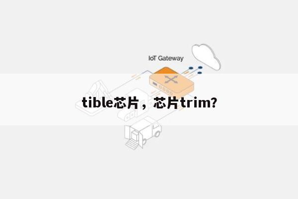 tible芯片，芯片trim？-第1张图片