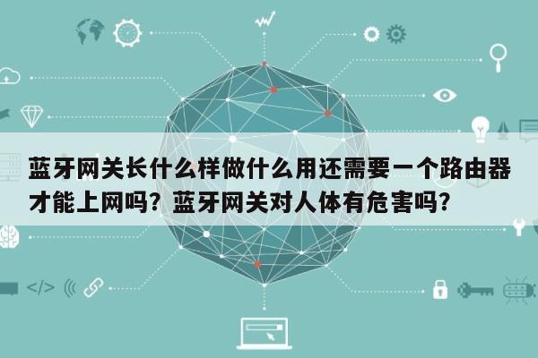 蓝牙网关长什么样做什么用还需要一个路由器才能上网吗?蓝牙网关对人体有危害吗?-第1张图片 蓝牙网关长什么样做什么用还需要一个路由器才能上网吗?蓝牙网关对人体有危害吗?-第1张图片