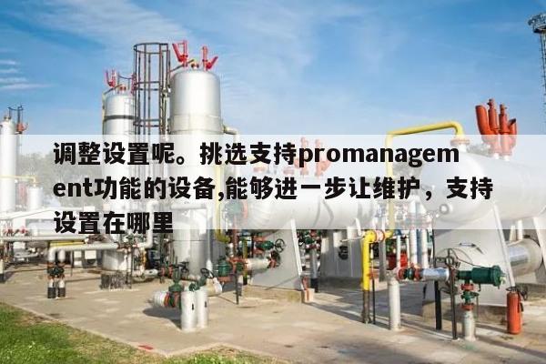 调整设置呢。挑选支持promanagement功能的设备,能够进一步让维护，支持设置在哪里-第1张图片