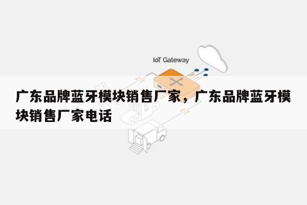 广东品牌蓝牙模块销售厂家，广东品牌蓝牙模块销售厂家电话-第1张图片