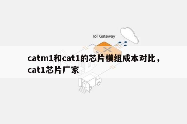 catm1和cat1的芯片模组成本对比，cat1芯片厂家-第1张图片