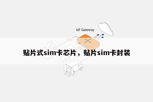 贴片式sim卡芯片，贴片sim卡封装-第1张图片