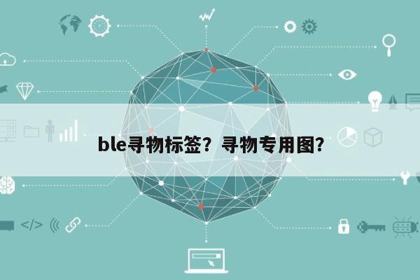 ble寻物标签？寻物专用图？-第1张图片