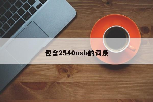 包含2540usb的词条-第1张图片