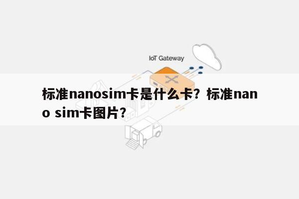 标准nanosim卡是什么卡?标准nano sim卡图片?-第1张图片 标准nanosim卡是什么卡?标准nano sim卡图片?-第1张图片