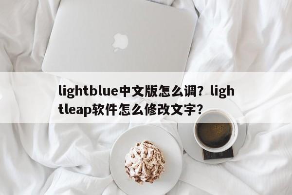 lightblue中文版怎么调？lightleap软件怎么修改文字？-第1张图片