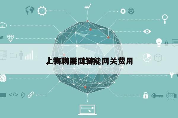 上海物联网智能网关费用，物联网 上海？-第1张图片