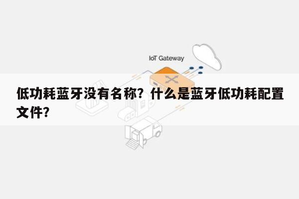 低功耗蓝牙没有名称?什么是蓝牙低功耗配置文件?-第1张图片 低功耗蓝牙没有名称?什么是蓝牙低功耗配置文件?-第1张图片