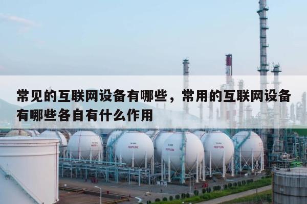 常见的互联网设备有哪些,常用的互联网设备有哪些各自有什么作用-第1张图片 常见的互联网设备有哪些,常用的互联网设备有哪些各自有什么作用-第1张图片