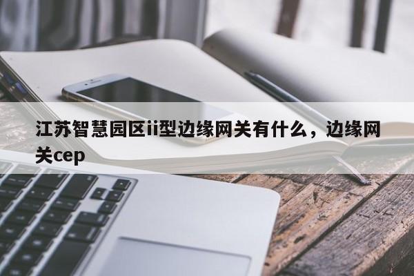 江苏智慧园区ii型边缘网关有什么，边缘网关cep-第1张图片