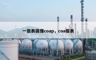 一张表搞懂coap，coa报表