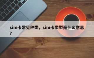 sim卡常见种类，sim卡类型是什么意思？