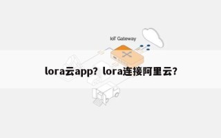 lora云app？lora连接阿里云？