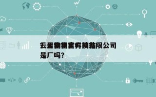 云里物里官方网站
？云里物里科技有限公司是厂吗？