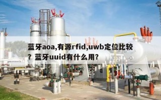 蓝牙aoa,有源rfid,uwb定位比较？蓝牙uuid有什么用？