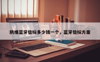 防爆蓝牙信标多少钱一个，蓝牙信标方案