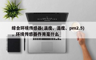 综合环境传感器(温度、湿度、pm2.5)，环境传感器作用是什么